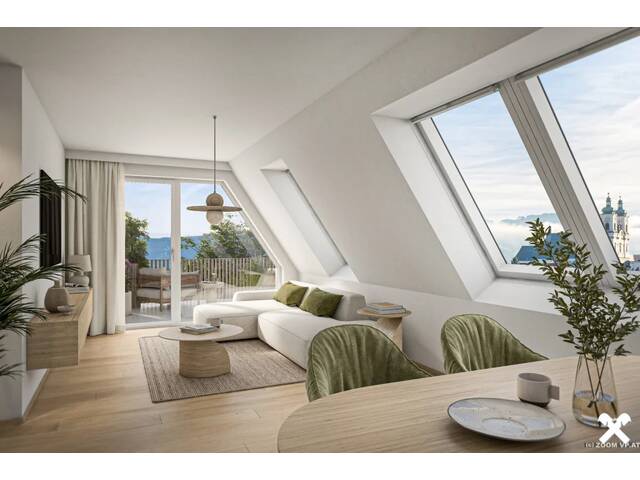 Immobilie in Garsten - Penthouse-Wohnung mit großem Balkon - Bild 0