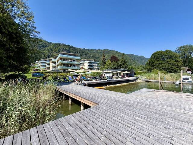 Immobilie in Steindorf am Ossiacher See - BUY-TO-LET AM OSSIACHER SEE - EXKLUSIVES APARTMENT DIREKT AM WASSER! - Bild 1