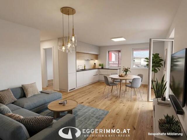 Immobilie in Maishofen - Neubau 2-Zimmerwohnung, großer Balkon, ausgezeichnete Lage in Maishofen, Fertigstellung Ende 2026 - Bild 4