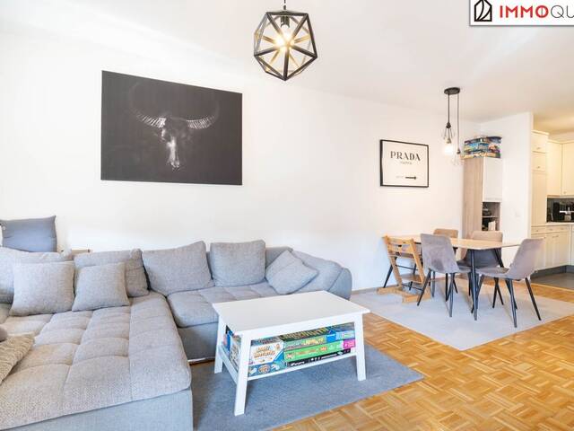 Immobilie in Piberbach - Sonniges Wohnen mit Grünblick - Lichtdurchflutete Drei-Zimmer-Wohnung mit sonniger Südloggia, grünem Ausblick und behaglicher Raumaufteilung in Piberbach - Bild 1