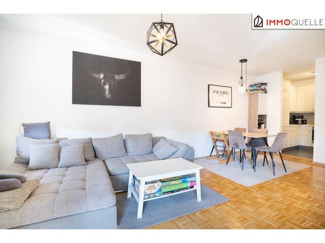 Immobilie in Piberbach - Sonniges Wohnen mit Grünblick - Lichtdurchflutete Drei-Zimmer-Wohnung mit sonniger Südloggia, grünem Ausblick und behaglicher Raumaufteilung in Piberbach - Bild 4