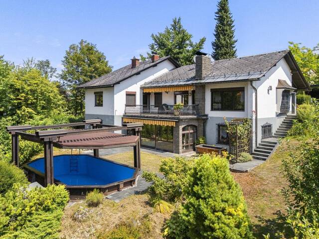 Immobilie in Maria Rain - Idyllisch wohnen nahe Klagenfurt – großzügiges Haus mit Garten und Pool in Maria Rain - Bild 0