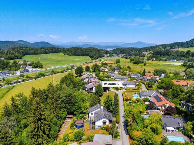 Immobilie in Maria Rain - Idyllisch wohnen nahe Klagenfurt – großzügiges Haus mit Garten und Pool in Maria Rain - Bild 1