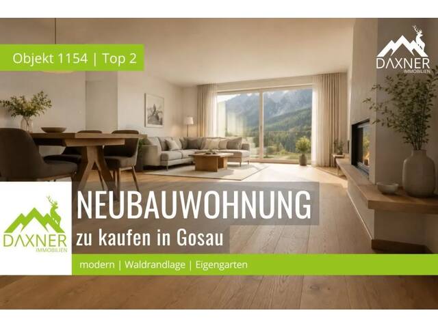 Immobilie in Gosau - GOSAU LIVING – Ein eigener Platz zwischen Dachstein, Gosausee und Hallstatt mit Zweitwohnsitzmöglichkeit!! - Bild 0