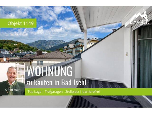 Immobilie in Bad Ischl - Beste Lage - Exklusive Dachgeschosswohnung mit Terrasse und Loggia - Bild 0
