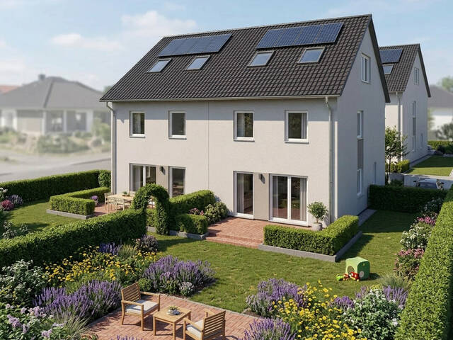 Immobilie in Hohenems - Neue Doppelhaus-Hälfte in Ziegelbauweise inkl. Grundstück € 617.000,00 plus WBF! - Bild 0
