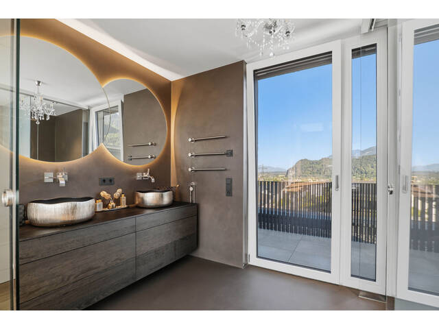 Immobilie in Nüziders - Stilvolle Penthousewohnung mit privatem Lift, großzügiger Dachterrasse und beeindruckender Bergkulisse! - Bild 1