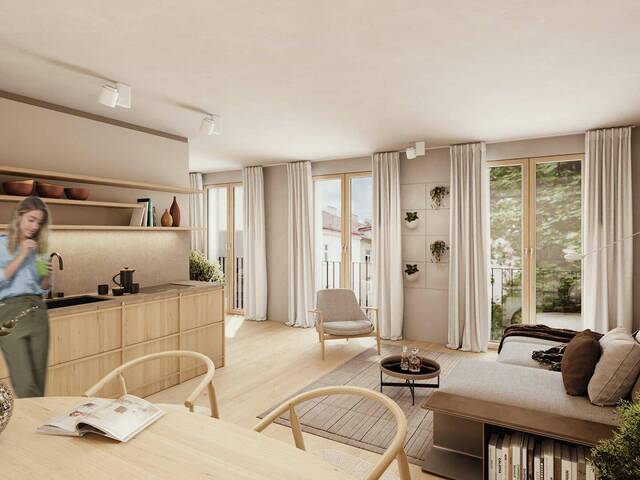 Immobilie in Landeck - City-Wohnung mit französischen Balkonen | TOP 12, 2 Zimmer Wohnung im Jöchlerhaus in der Landecker Innenstadt - Bild 0