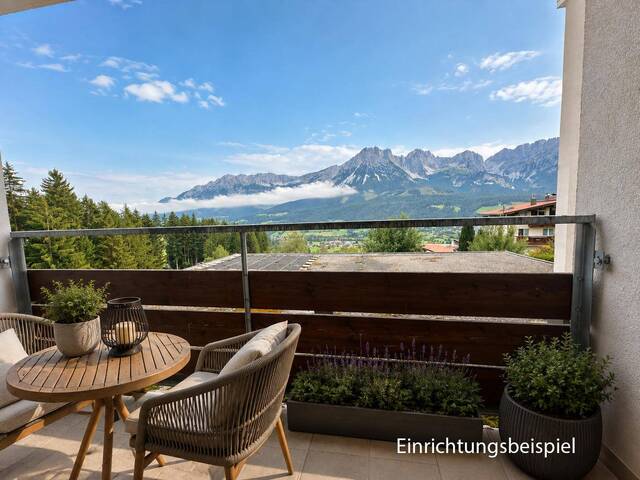 Immobilie in Ellmau - Freizeitwohnsitz und Ski in / Ski out mit Kaiserblick - Bild 1
