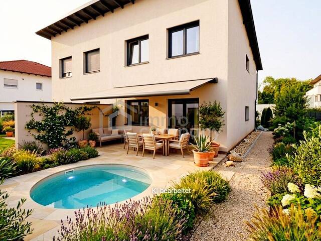 Immobilie in Grieskirchen - Moderne Doppelhaushälfte in Grieskirchen, 124m², 4 Zimmer, Terrasse, Erstbezug! - Bild 0