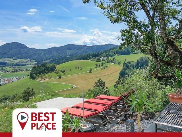 Immobilie in Granitztal-St. Paul / Weißenegg - Alleinlage: Thronen mit Traumkulisse auf 1.2 ha Eigengrund rundum - Bild 0