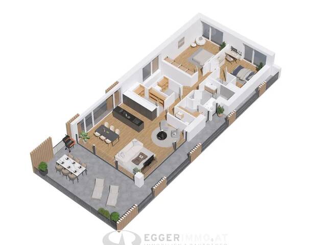 Immobilie in Maishofen - Exklusive Neubau Penthousewohnung mit großzügiger Terrasse und besonderem Wohnkomfort in Maishofen - Bild 3