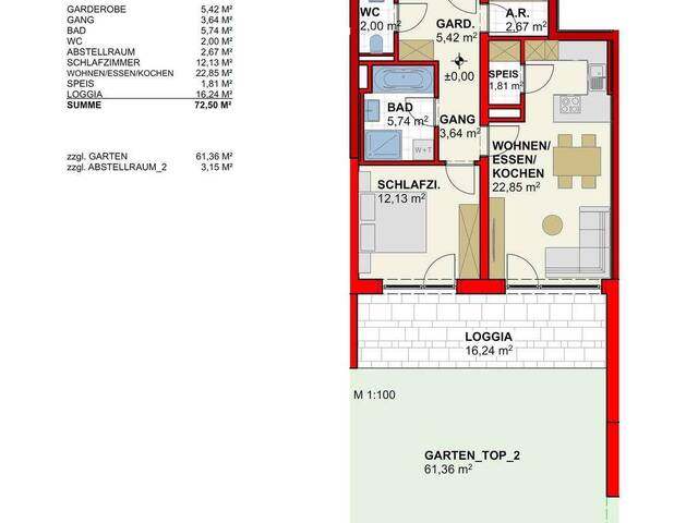 Immobilie in Andorf - Neubau 2-Zimmer-Wohnung mit Garten zu verkaufen! - Bild 4