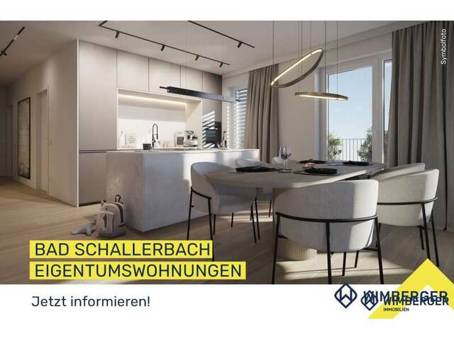 Immobilie in Bad Schallerbach - Moderne 3-Zimmer-Wohnung mit Balkon & 2 Stellplätzen in Bad Schallerbach / Erstbezug! - Bild 0