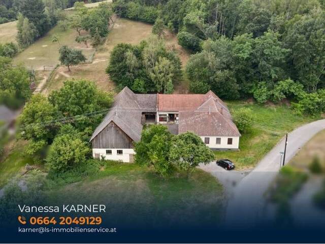 Immobilie in Wiesfleck - Sanierungsbedürftiger Vierkanthof in ruhiger Ortsrandlage! 6.100 m² Grundstück mit 4.100 m² Bauland & Platz für Tierhaltung - Bild 0