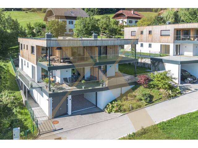 Immobilie in Nußdorf am Attersee - Moderne Gartenwohnung mit traumhaften Ausblick nahe dem Attersee - Bild 0