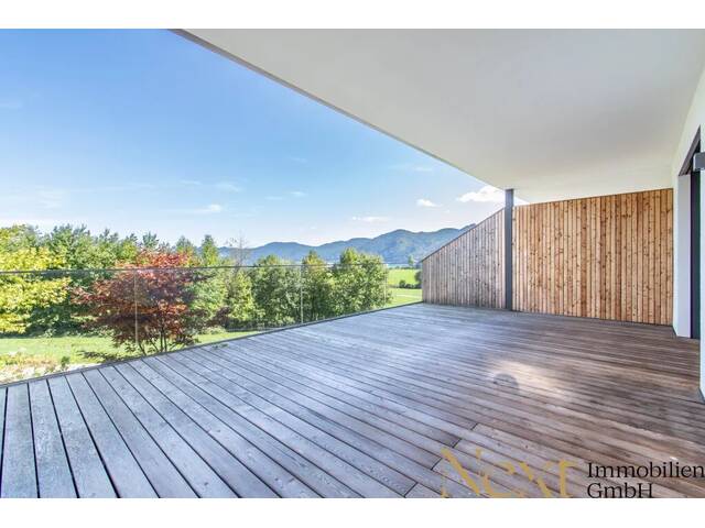 Immobilie in Nußdorf am Attersee - Moderne Gartenwohnung mit traumhaften Ausblick nahe dem Attersee - Bild 3