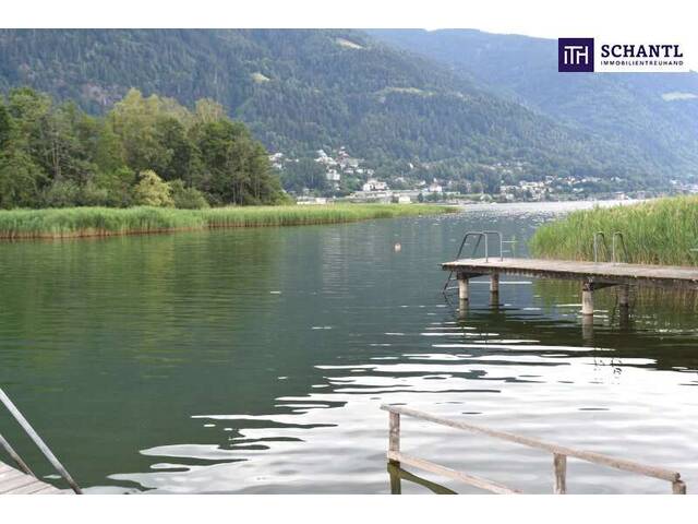 Immobilie in Landskron - +ZWEITWOHNSITZ am OSSIACHERSEE als TOLLES INVESTMENT+ ca. 92m² EIGENTUMSWOHNUNG mit PRIVATEM SEEZUGANG+ PANORAMABLICK auf die GERLITZEN - Bild 1