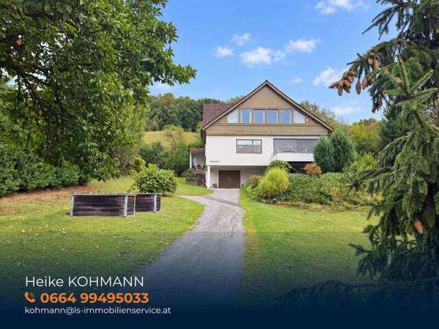 Immobilie in Kirchbach in Steiermark - Großzügig wohnen in sonniger Aussichtslage – modernisiertes Haus mit ca. 225 m² Wohnfläche - Bild 0